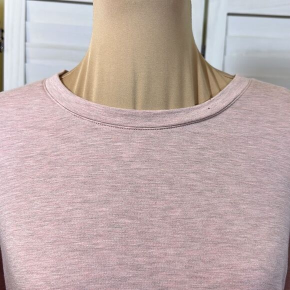 LOFT Lounge Tunic Size Small Pink Long Sleeve - Picture 5 of 11